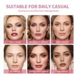 All In One Makeup Set Gathering All Cosmetic Including Base Makeup, Concealer, Contour ,Powder Blusher, Eyebrow Eye, Lip Makeup - Image 15