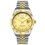 TEVISE  Watch for Men Automatic Mechanical Stainless Steel Waterproof Casual Business Wristwatch Chronograph Date Display Clock - Image 12