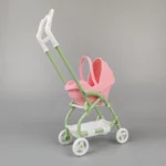 1/12 Miniature Dollhouse Accessories  Educational Toy DIY Assemble Playhouse Nursery Furniture Stroller Plastic Trolley - Image 13