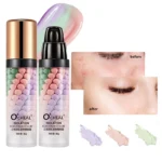 Three-color makeup base is light, moisturizing, easy to apply, and provides long-lasting makeup