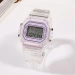 Men Women Watches  Fashion LED Casual Transparent Digital Display Sport  Lover's Gift  Children Kid's Wristwatch Female Clock - Image 7