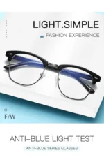1pcs Men Retro Anti Blue Light Computer Glasses Reading And Gaming Glasses - Image 11