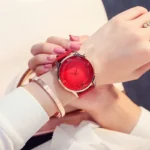 New High-End Selection Of Women'SWatchesTrendy And Stylish Quartz Watches With Simple And Elegant Large Dials And Leather Straps - Image 3
