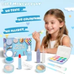 Makeup Kits Play Set, Party Pretend Makeup Toys for Girls Gifts 3+ Years Old (Not Contains Real Cosmetics) - Image 12