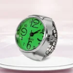 New Ring Watch Hot Selling Creative Circular Dial Alloy Shell Finger Couple Men And Women - Image 16