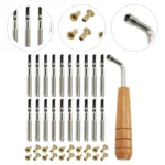 1 Set Of Professional Lyre Harp Accessories Including Sturdy String Nails Lyre Pegs Adjuster Tools For Musical Instrument - Image 7