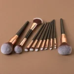 Makeup Brushes Set, 15Pcs Face Eye Makeup Brush Kit – Foundation Powder Blush Brush, Eyeshadow Eyeliner Eyebrow Brush, Highlight - Image 36