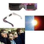 5PCS Solar Eclipse Glasses Anti-uv Glasses Safe Direct Sun Viewing Random Color Paper Frames for Adults Kids Watch Solar Eclipse - Image 3