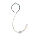 Girl Princess Accessories Kids Elsa Anna Wig Elza Gloves Necklace Earring Photography Props Children Cosplay Play Party Supplies - Image 9