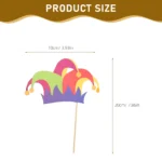 36pcs Circus Joker Clown Photo Booth Props For Wedding Birthday Party Carnival Bachelorette Dress Up Decoration Acessories - Image 6