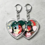Hot Game Love Keychains for Accessories Bag Ena Dream BBQ Coral Glasses Taski Maiden Keyrings Jewelry Gamer Fans Gaming Gifts - Image 2
