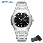 Watches for Men Analog Quartz Men's Wristwatch Luxury Casual Business Men's Watch Waterproof Stainless Steel Gift for Him - Image 8
