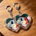 Hot Game Love Keychains for Accessories Bag Ena Dream BBQ Coral Glasses Taski Maiden Keyrings Jewelry Gamer Fans Gaming Gifts - Image 4