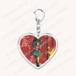 Hot Game Love Keychains for Accessories Bag Ena Dream BBQ Coral Glasses Taski Maiden Keyrings Jewelry Gamer Fans Gaming Gifts - Image 49