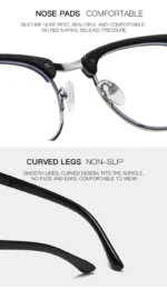 1pcs Men Retro Anti Blue Light Computer Glasses Reading And Gaming Glasses - Image 18