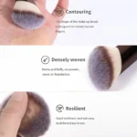 1pc of Soft High-Quality Synthetic Hair Professional Makeup Brushes: Foundation Brush, Blush Brush, Powder Brush, Concealer Brus - Image 13
