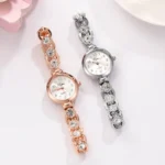 Women Watches 2024 Luxury Brands Stainless Steel Crystal Bracelet Wrist Watch Fashion Ladies Dress Reloj Mujer Montre Femme - Image 6