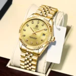 TEVISE  Watch for Men Automatic Mechanical Stainless Steel Waterproof Casual Business Wristwatch Chronograph Date Display Clock - Image 3