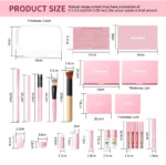 All In One Makeup Set Gathering All Cosmetic Including Base Makeup, Concealer, Contour ,Powder Blusher, Eyebrow Eye, Lip Makeup - Image 19