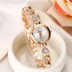 Women Watches 2024 Luxury Brands Stainless Steel Crystal Bracelet Wrist Watch Fashion Ladies Dress Reloj Mujer Montre Femme - Image 9