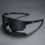 A Pair of Stylish Men's Glasses. Large Frame Glasses with a Futuristic Feel, Suitable for Men, Women, Fashion, and Photography
