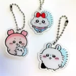 Creative  S Surrounding Accessories Cartoon Usagi Momonga Hachiwera Chii Acrylic Keychains Bags Small Pendants - Image 21
