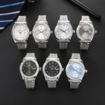 Fashion Men's Watches Date High-end Luxury Casual Sport Clock Classic Business Quartz Male Stainless Steel Wristwatches