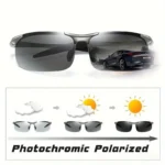 Polarized Fashion Glasses with Daytime and Nighttime Visual Functions, Scratch Resistant, UV Protection - Image 3