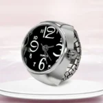 New Ring Watch Hot Selling Creative Circular Dial Alloy Shell Finger Couple Men And Women - Image 15