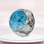 New Ring Watch Hot Selling Creative Circular Dial Alloy Shell Finger Couple Men And Women - Image 9