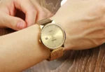 2022 Fashion Wwoor Top Brand Men Simple Slim Watches Luxury Gold Steel Mesh Ultra Thin Waterproof Date Wrist Watch Golden Clock - Image 20