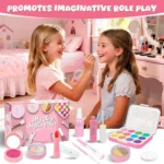 Makeup Kits Play Set, Party Pretend Makeup Toys for Girls Gifts 3+ Years Old (Not Contains Real Cosmetics) - Image 13