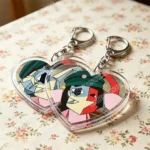 Hot Game Love Keychains for Accessories Bag Ena Dream BBQ Coral Glasses Taski Maiden Keyrings Jewelry Gamer Fans Gaming Gifts - Image 3