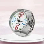 New Ring Watch Hot Selling Creative Circular Dial Alloy Shell Finger Couple Men And Women - Image 13