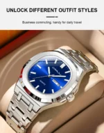 Watches for Men Analog Quartz Men's Wristwatch Luxury Casual Business Men's Watch Waterproof Stainless Steel Gift for Him - Image 12