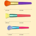 Makeup Brushes 15Pcs Colourful Makeup Brush Set Foundation Contour Blush Concealers Eye Shadow Blending Make Up Brush Kit - Image 10