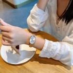 1pc New Fashionable Women's Watch With Gold Bracelet, Vintage & Luxury Ins Style, Elegant & Versatile Quartz Watch ladies watch - Image 6