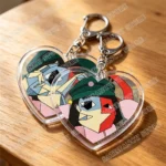 Hot Game Love Keychains for Accessories Bag Ena Dream BBQ Coral Glasses Taski Maiden Keyrings Jewelry Gamer Fans Gaming Gifts - Image 5