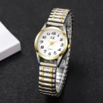Middle aged and elderly watches, men's large digital dial, women's watch, steel strip spring, elastic band, elderly watch - Image 13