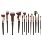 Makeup Brushes Set, 15Pcs Face Eye Makeup Brush Kit – Foundation Powder Blush Brush, Eyeshadow Eyeliner Eyebrow Brush, Highlight - Image 27