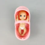 1/12 Miniature Dollhouse Accessories  Educational Toy DIY Assemble Playhouse Nursery Furniture Stroller Plastic Trolley - Image 5