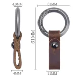 Titanium Camping Equipment and Accessories Hiking Accessories Car  Camping Accessories Outdoor Multifunctional Keychain - Image 3