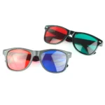 Red Green Plastic Glasses Red Blue Eyeglasses For Amblyopia Training