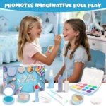 Makeup Kits Play Set, Party Pretend Makeup Toys for Girls Gifts 3+ Years Old (Not Contains Real Cosmetics) - Image 4