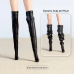 Shoes Accessories Handmade Shoes Exquisite 1/6 Supermodel High Heels Boots Accessories - Image 7
