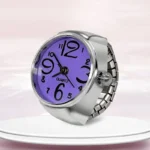 New Ring Watch Hot Selling Creative Circular Dial Alloy Shell Finger Couple Men And Women - Image 8