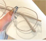 Clear Glasses Women Polygonal Metal Frame Eye Glasses 0 Flat Mirror Girls Eyewear Anti Blue Light Glasses Fashion Eyeglasses - Image 9