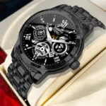 UTHAI Watch For Men Trendy High End Light Luxury Versatile Quartz Wristwatches Waterproof Roman Hollow Male's Clock Watch - Image 4