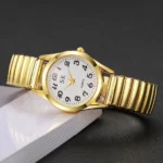Middle aged and elderly watches, men's large digital dial, women's watch, steel strip spring, elastic band, elderly watch - Image 16