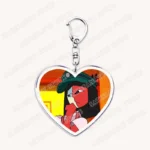 Hot Game Love Keychains for Accessories Bag Ena Dream BBQ Coral Glasses Taski Maiden Keyrings Jewelry Gamer Fans Gaming Gifts - Image 41